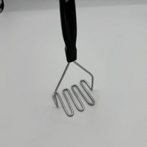 Potato Vegetable‎ Masher Black Handle Utensil - Picture 6 of 7